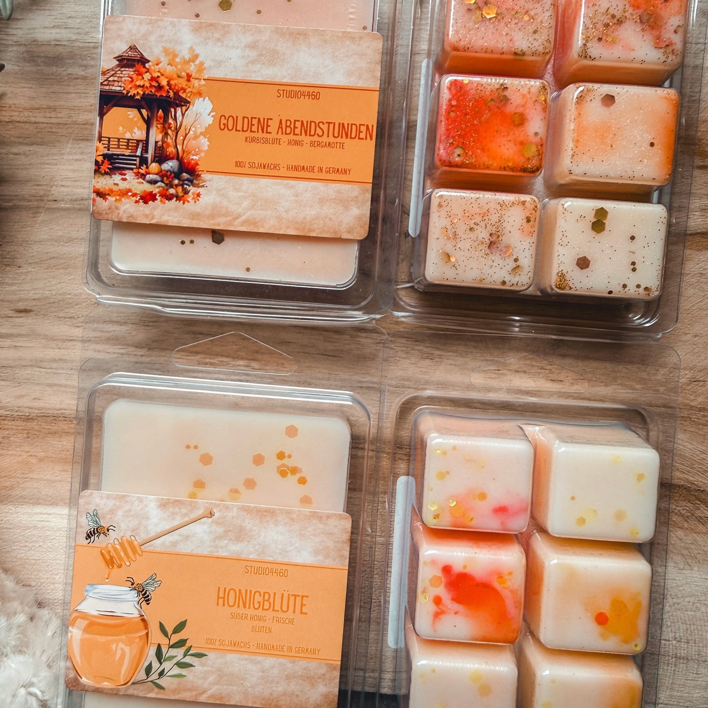 Handgemachter Duftwachs aus Sojawachs - vegane Wax Melts - nachhaltig und tierversuchsfrei hergestellt