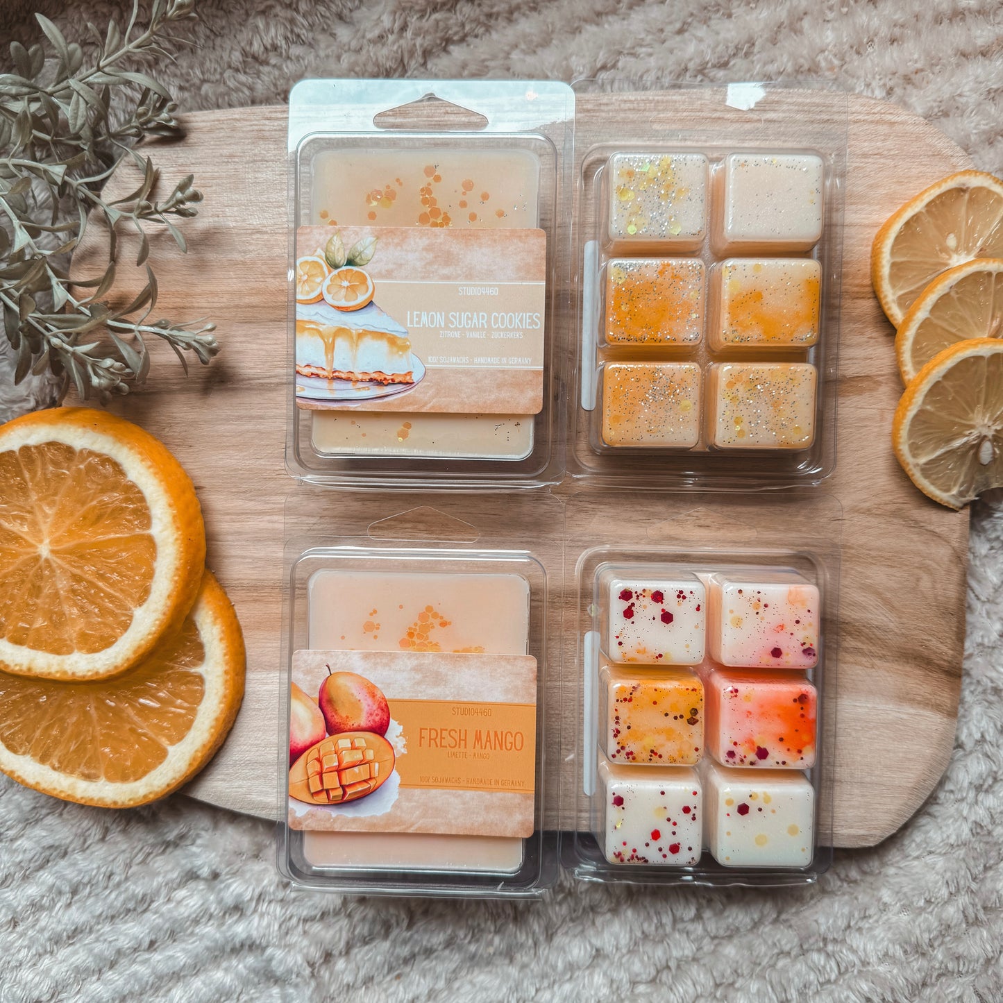 Handgemachter Duftwachs aus Sojawachs - vegane Wax Melts - nachhaltig und tierversuchsfrei hergestellt
