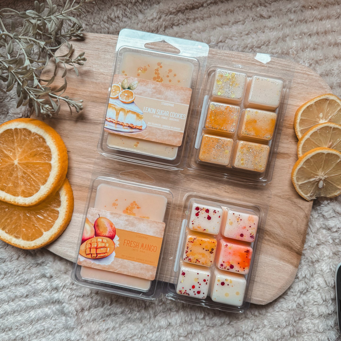 Handgemachter Duftwachs aus Sojawachs - vegane Wax Melts - nachhaltig und tierversuchsfrei hergestellt