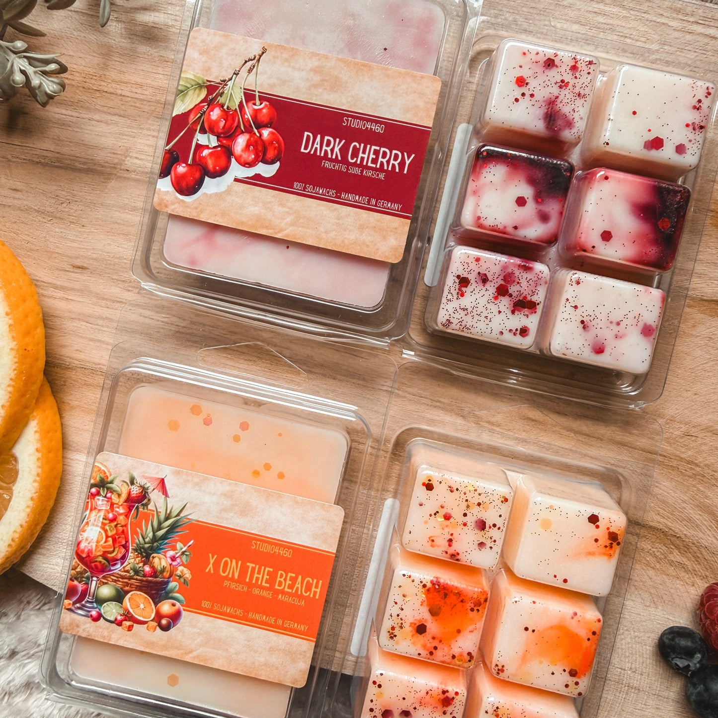 Handgemachter Duftwachs aus Sojawachs - vegane Wax Melts - nachhaltig und tierversuchsfrei hergestellt