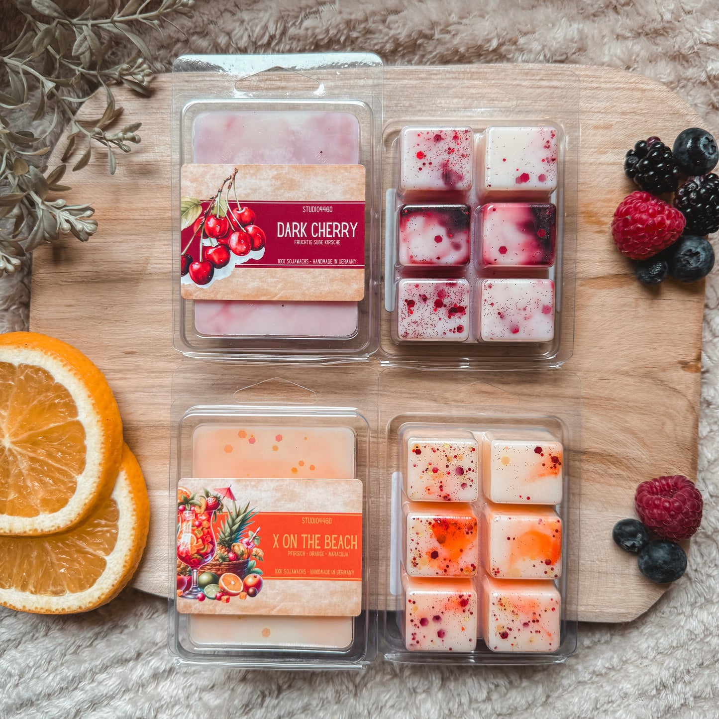 Handgemachter Duftwachs aus Sojawachs - vegane Wax Melts - nachhaltig und tierversuchsfrei hergestellt