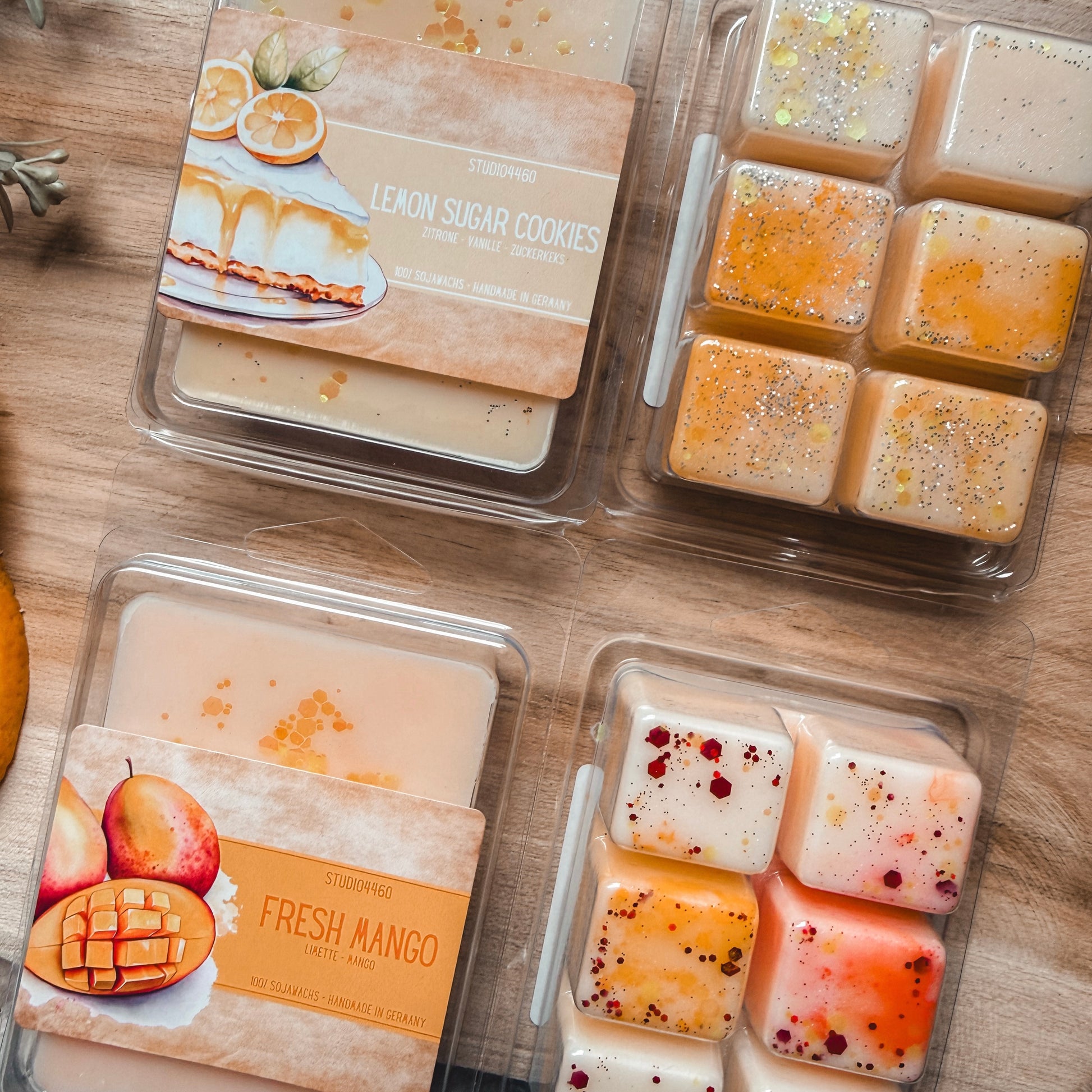 Handgemachter Duftwachs aus Sojawachs - vegane Wax Melts - nachhaltig und tierversuchsfrei hergestellt