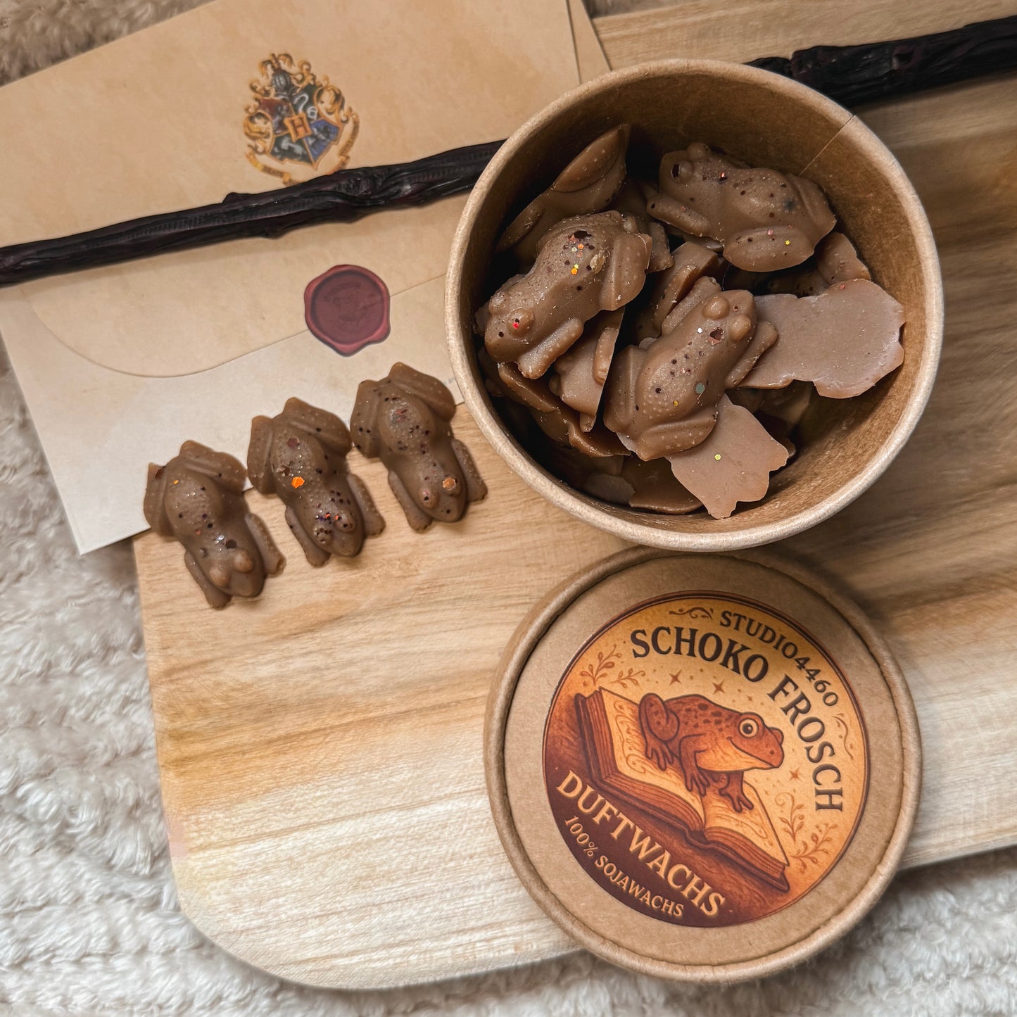 Handgemachter Duftwachs aus Sojawachs - vegane Wax Melts - nachhaltig und tierversuchsfrei hergestellt