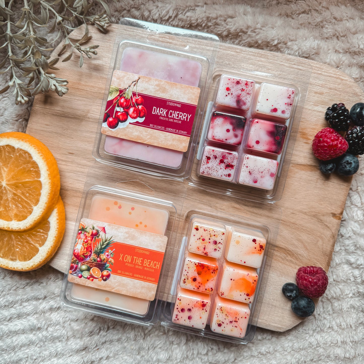 Handgemachter Duftwachs aus Sojawachs - vegane Wax Melts - nachhaltig und tierversuchsfrei hergestellt