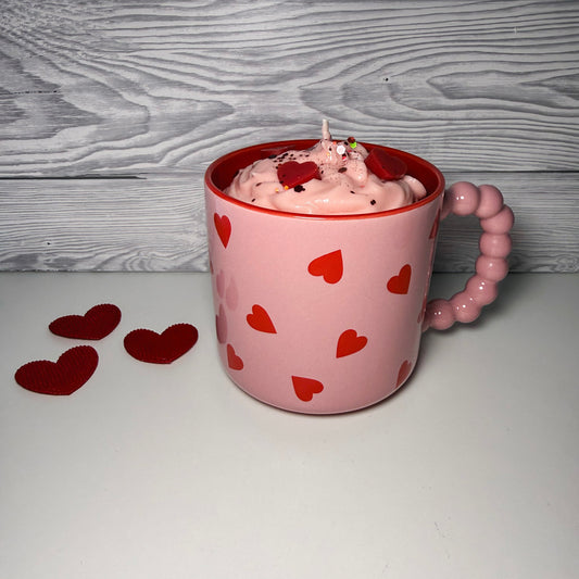 Tassenkerze Valentinstag