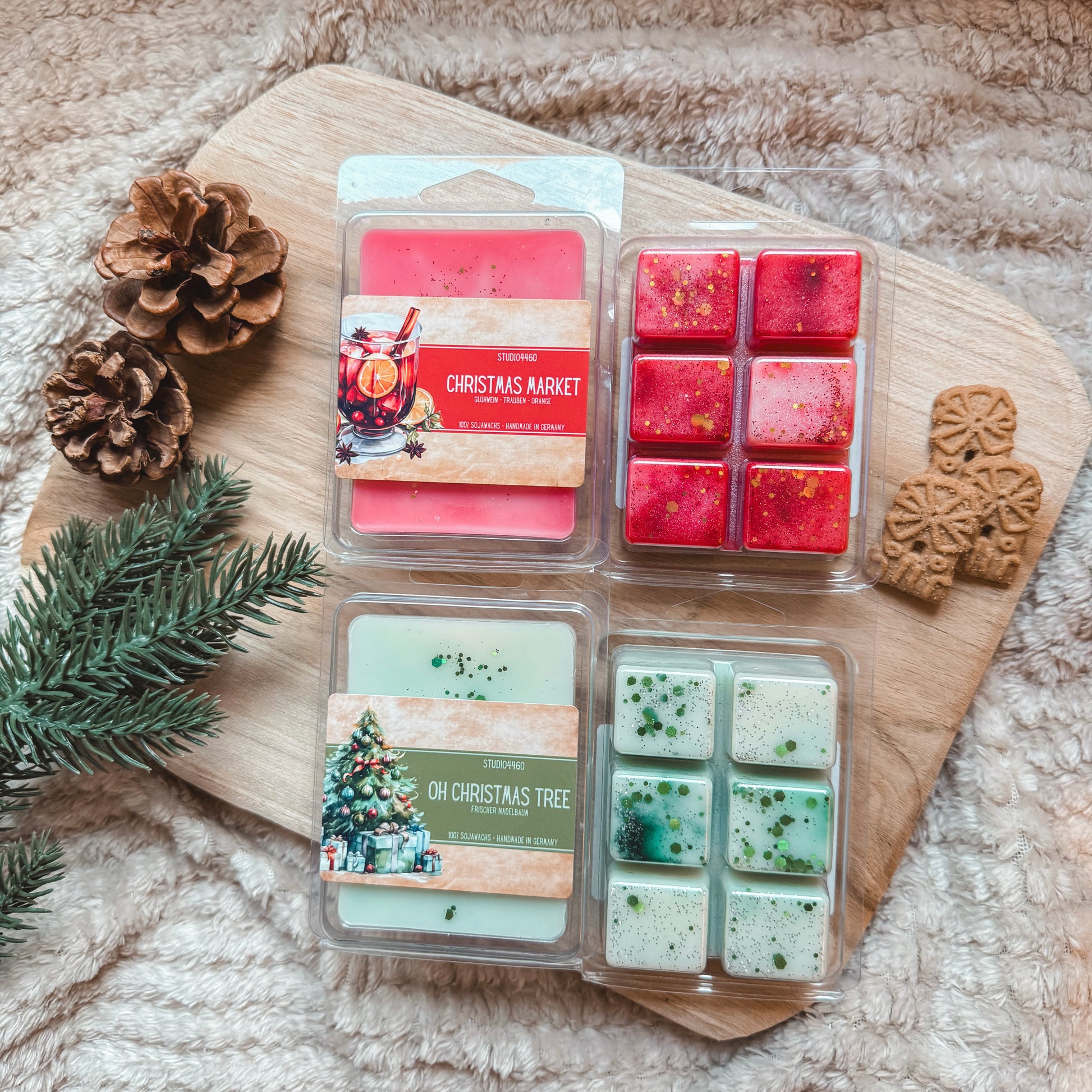 Handgemachter Duftwachs aus Sojawachs - vegane Wax Melts - nachhaltig und tierversuchsfrei hergestellt