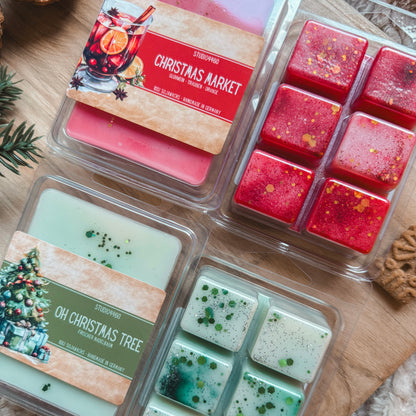 Handgemachter Duftwachs aus Sojawachs - vegane Wax Melts - nachhaltig und tierversuchsfrei hergestellt