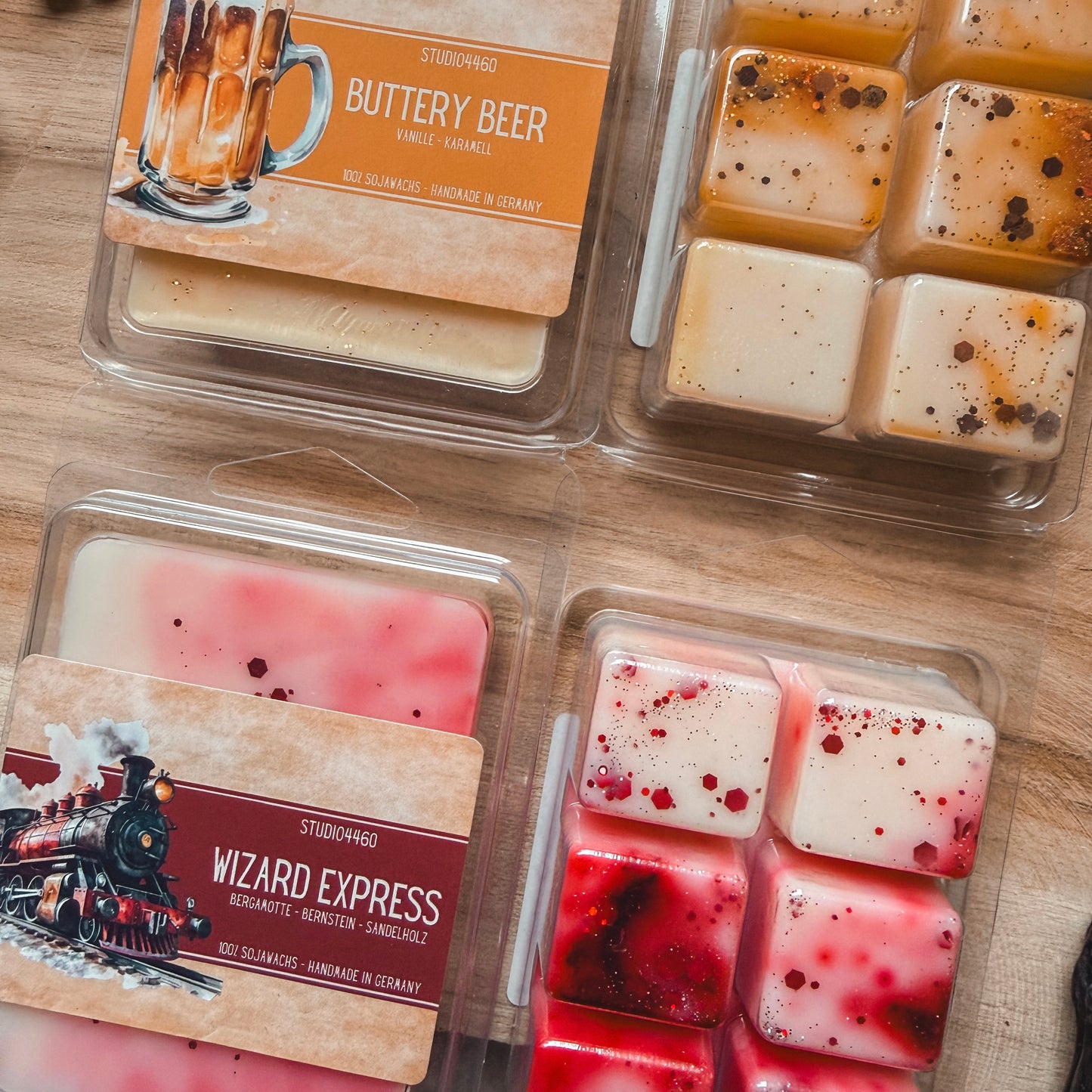 Handgemachter Duftwachs aus Sojawachs - vegane Wax Melts - nachhaltig und tierversuchsfrei hergestellt