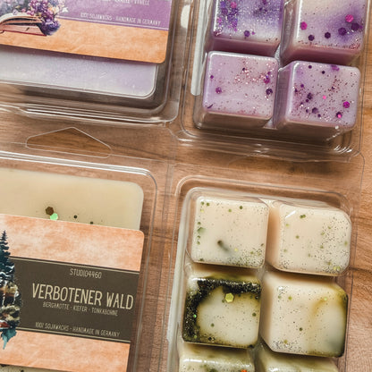 Handgemachter Duftwachs aus Sojawachs - vegane Wax Melts - nachhaltig und tierversuchsfrei hergestellt