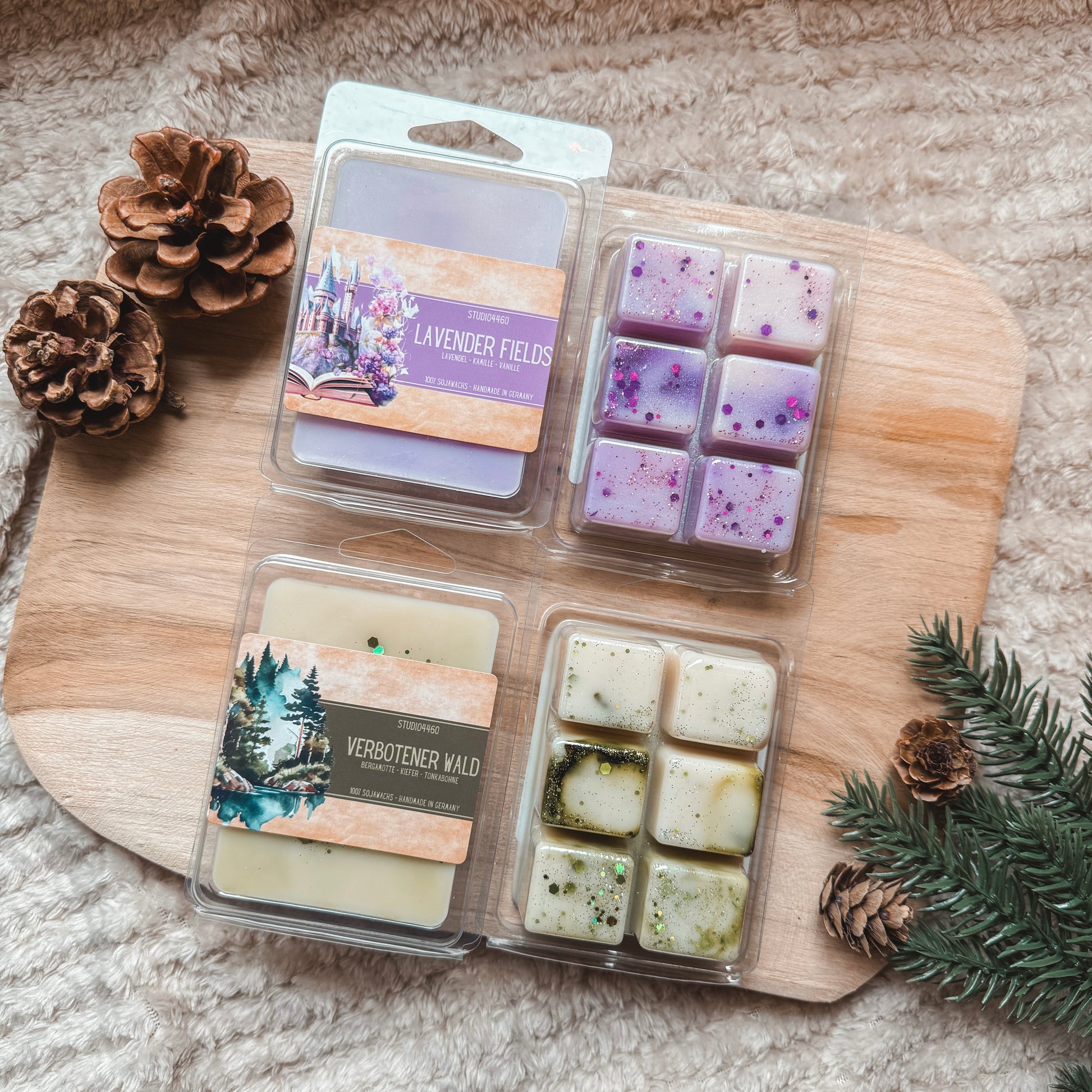 Handgemachter Duftwachs aus Sojawachs - vegane Wax Melts - nachhaltig und tierversuchsfrei hergestellt